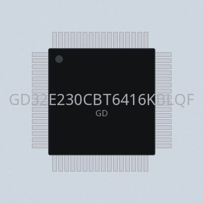 GD32E230CBT6416KBLQFP64-40125