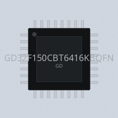 GD32F150CBT6416KBQFN32-40105