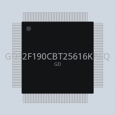 GD32F190CBT25616KBLQFP100-40125