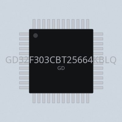GD32F303CBT25664KBLQFP48-40125