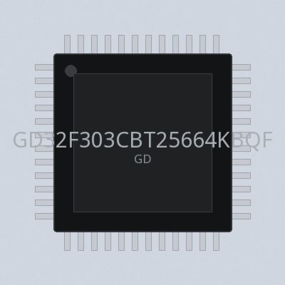 GD32F303CBT25664KBQFN48-40105