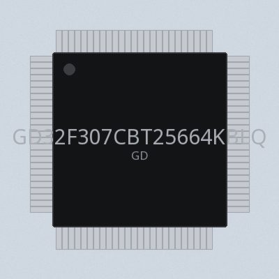 GD32F307CBT25664KBLQFP100-40125