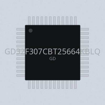 GD32F307CBT25664KBLQFP48-40125