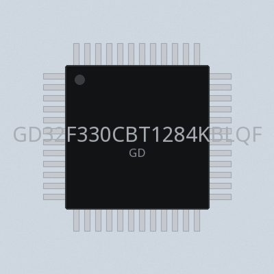 GD32F330CBT1284KBLQFP48-40125