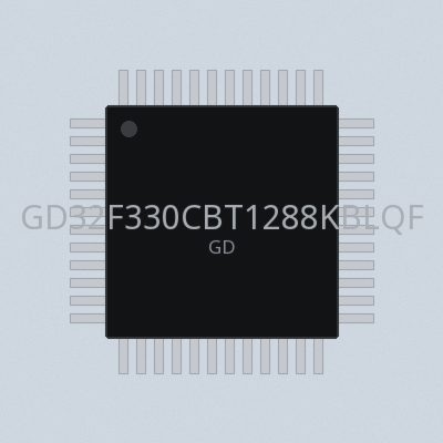 GD32F330CBT1288KBLQFP48-40125