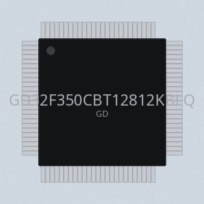 GD32F350CBT12812KBLQFP100-4085
