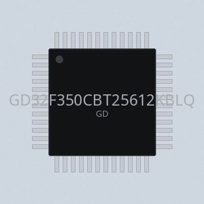 GD32F350CBT25612KBLQFP48-40105