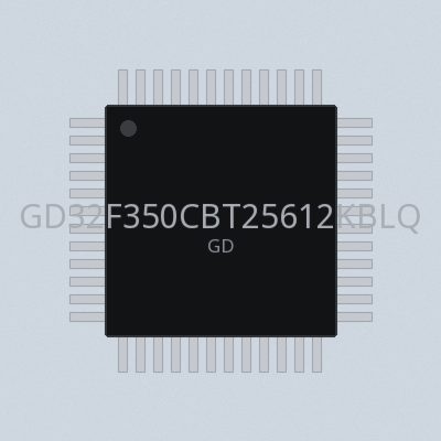 GD32F350CBT25612KBLQFP48-4085