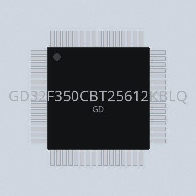 GD32F350CBT25612KBLQFP64-40125