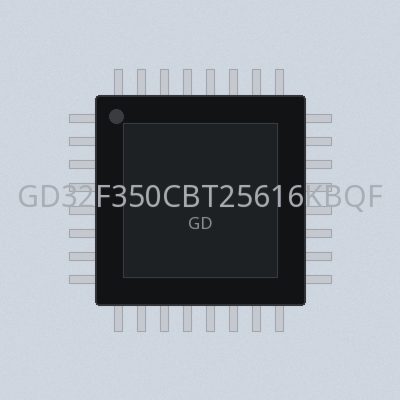 GD32F350CBT25616KBQFN32-40105