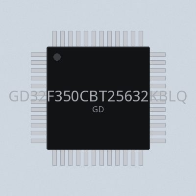GD32F350CBT25632KBLQFP48-40125