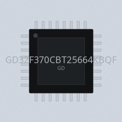 GD32F370CBT25664KBQFN32-40125