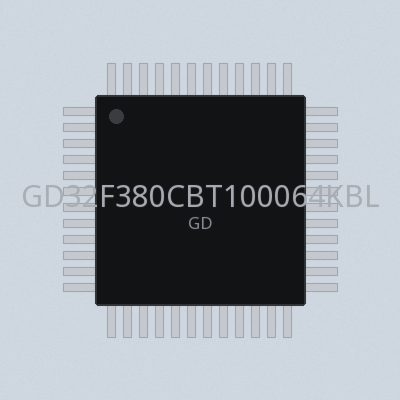 GD32F380CBT100064KBLQFP48-4085