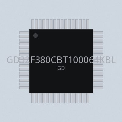GD32F380CBT100064KBLQFP64-40105