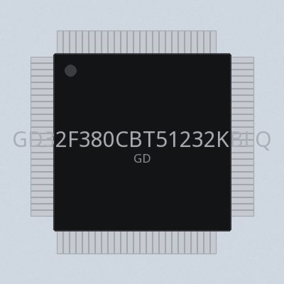 GD32F380CBT51232KBLQFP100-4085