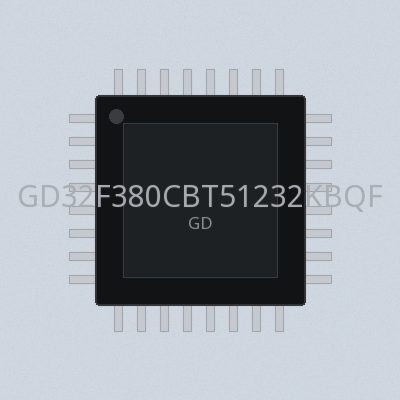 GD32F380CBT51232KBQFN32-40105