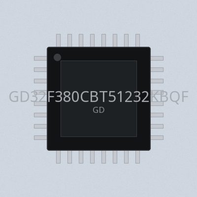 GD32F380CBT51232KBQFN32-40125