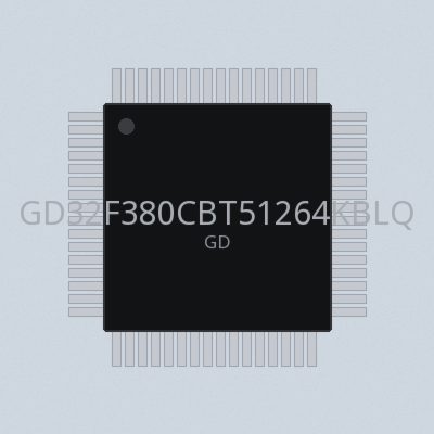 GD32F380CBT51264KBLQFP64-4085