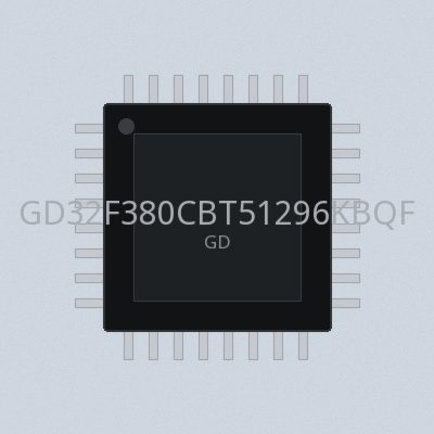 GD32F380CBT51296KBQFN32-40125