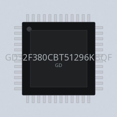 GD32F380CBT51296KBQFN48-40105
