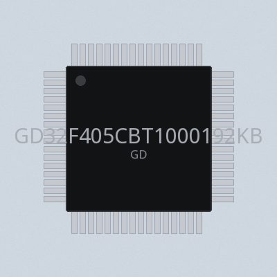 GD32F405CBT1000192KBLQFP64-4085