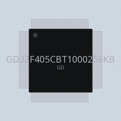 GD32F405CBT1000256KBLQFP64-40105