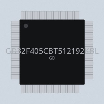 GD32F405CBT512192KBLQFP100-4085
