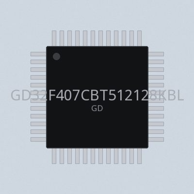 GD32F407CBT512128KBLQFP48-40105