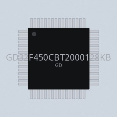 GD32F450CBT2000128KBLQFP64-40105