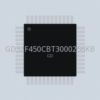 GD32F450CBT3000256KBLQFP48-40105