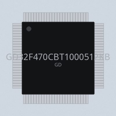 GD32F470CBT1000512KBLQFP100-40125