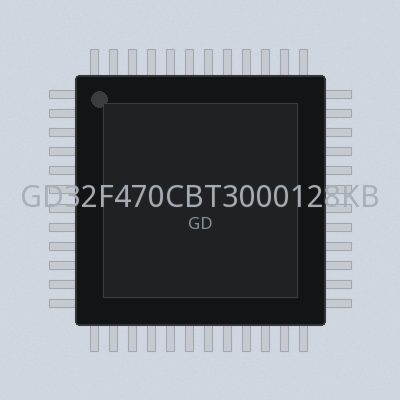 GD32F470CBT3000128KBQFN48-40125