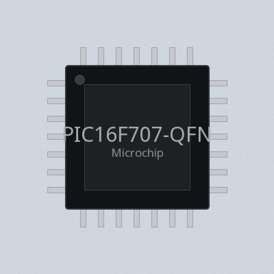 PIC16F707-QFN